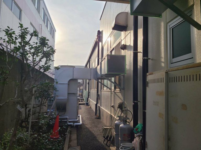 ㈱岸空調外調機施工写真②
